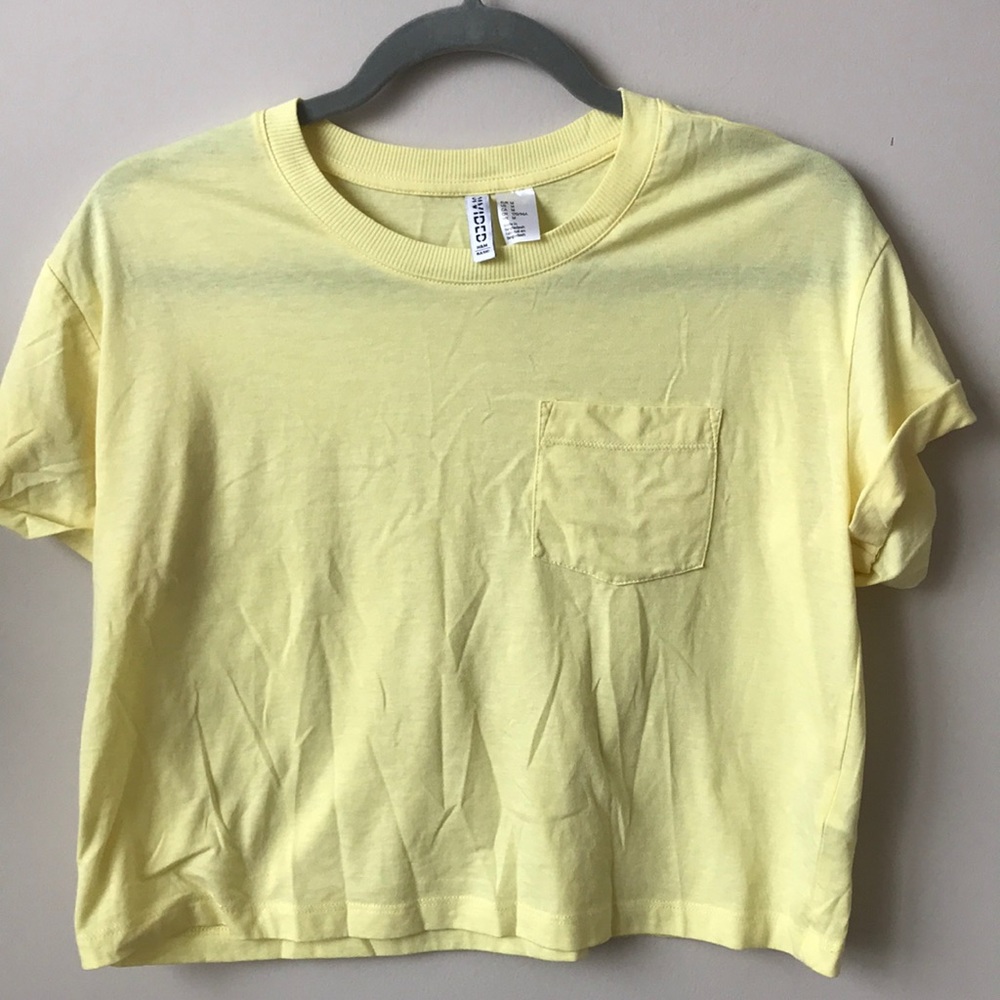 Yellow Crop Top